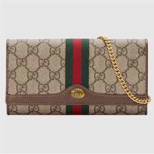 Gucci GG Supreme Ophidia Chain Wallet
